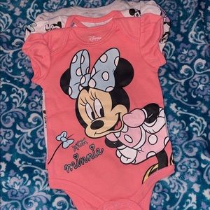 Three pack Disney onesies